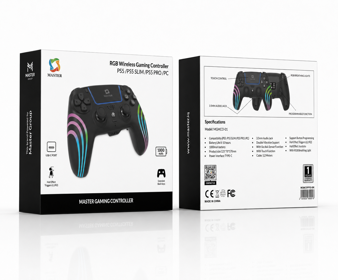 Master gaming controller retail packaging