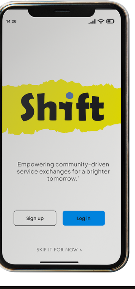 Shrift splash screen
