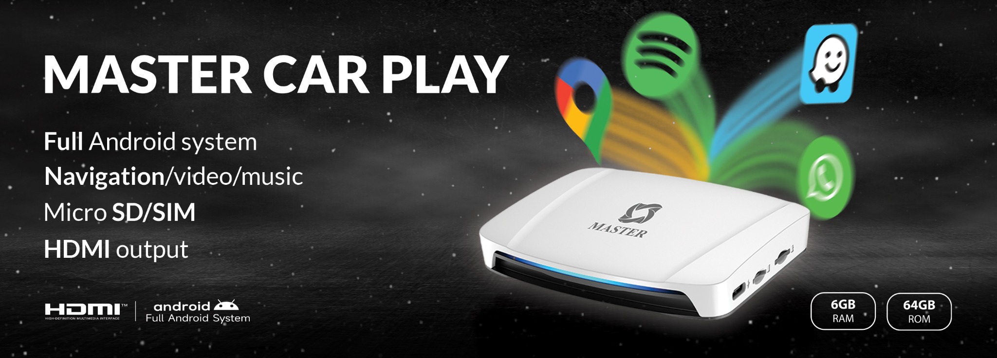 Master Car Play e-commerce banner